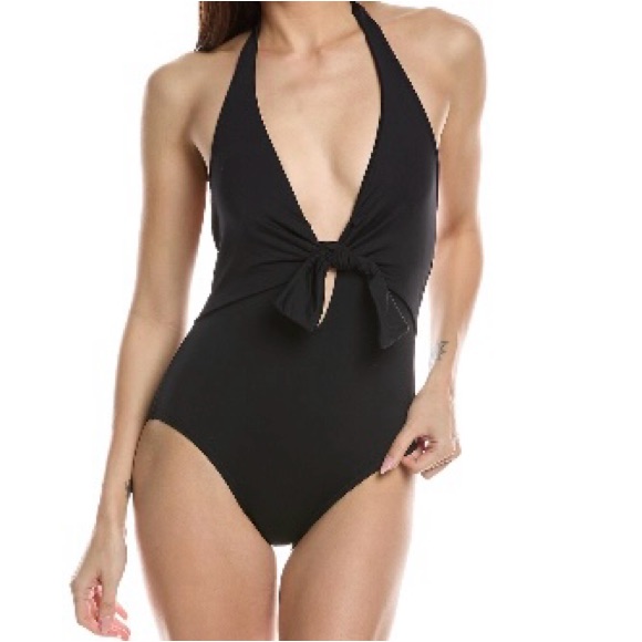Vince Camuto Sleek Black Swimwear
